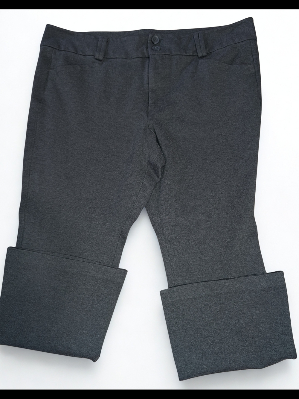 torrid Dark Charcoal Boot-Cut Pants